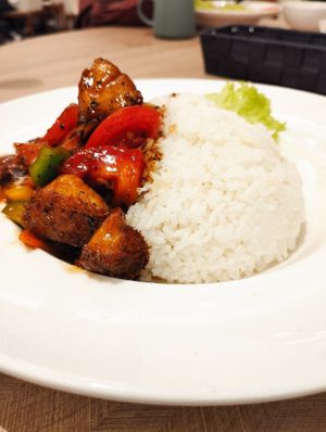 Monkey head Mushroom  at D'Life Signature 蔬品軒 - Chinatown Pt in Central Singapore