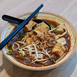 Penang Prawn Noodle at D'Life Signature 蔬品軒 - Chinatown Pt in Central Singapore
