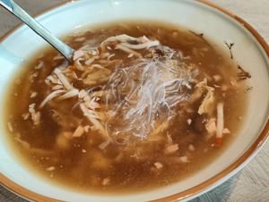 Mock Shark Fins soup, nice! at D'Life Signature 蔬品軒 - Chinatown Pt in Central Singapore