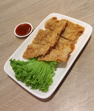 Crispy Yuba 脆皮酿腐竹 👍 at D'Life Signature 蔬品軒 - Chinatown Pt in Central Singapore