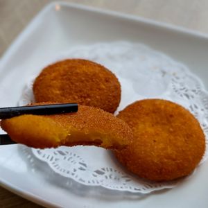 Vegan Fried Pumpkin Cake at D'Life Signature 蔬品軒 - Chinatown Pt in Central Singapore