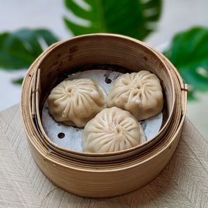Vegan Xiao Long Bao at D'Life Signature 蔬品軒 - Chinatown Pt in Central Singapore