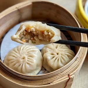 Vegan Xiao Long Bao at D'Life Signature 蔬品軒 - Chinatown Pt in Central Singapore