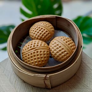 Vegan Walnut Bun at D'Life Signature 蔬品軒 - Chinatown Pt in Central Singapore