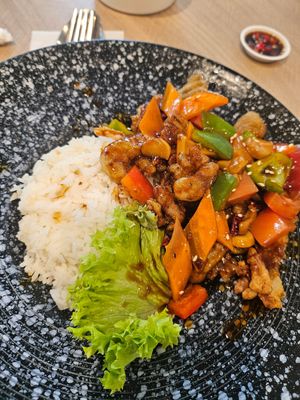 Abalone Mushroom rice ~ 13/5/24 at D'Life Signature 蔬品軒 - Chinatown Pt in Central Singapore