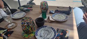 Beautiful dishes at Mi Casa Tu Casa in Marbella