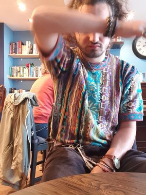 Plenty of books at Retro Cafe in Southampton