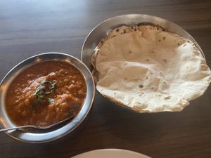 Soya Chop and Chappati   at Aroma's in Central Singapore