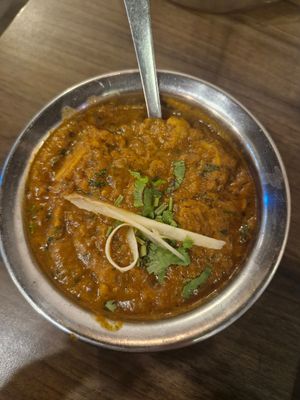 Soy chop masala at Aroma's in Central Singapore