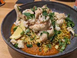 Cauliflower biryani at Nooch in Shrewsbury