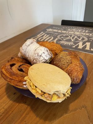 Sample of pastries   at Craft Vegan Bakery Botánico in Buenos Aires
