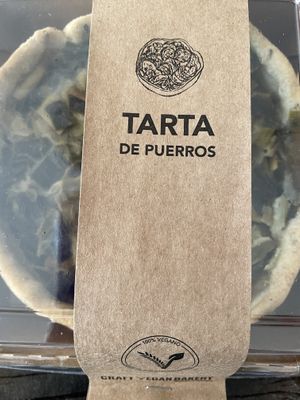 Leek tart  at Craft Vegan Bakery Botánico in Buenos Aires