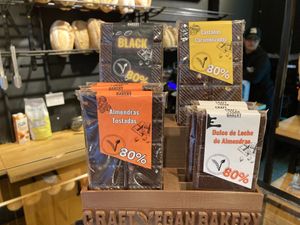Vegan treats at Craft Vegan Bakery Botánico in Buenos Aires