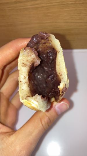 Red bean taiyaki   at Bing Go in Dusseldorf