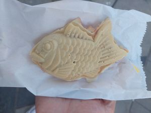 Peanut Butter Jelly Taiyaki (3.60) but since it's just the outside, it could be any other :D at Bing Go in Dusseldorf