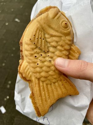 Tayaki with red bean paste   at Bing Go in Dusseldorf
