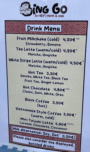 Drinks  at Bing Go in Dusseldorf