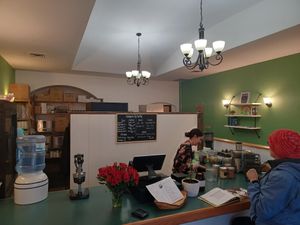 The Coco Nut and there is some seating. at The Coco Nut in Eugene