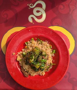 Beef and Broccoli at Disneyland - Paradise Garden Grill in Anaheim