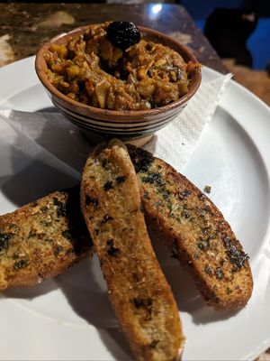 Smokey Zaalouk at Cafe Clock in Chefchaouen