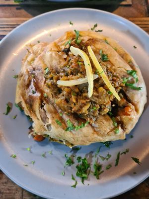 Vegan pastille at Cafe Clock in Chefchaouen