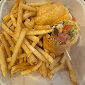 buffalo chicken wrap   at Bob's Burgers & Brew in Everett