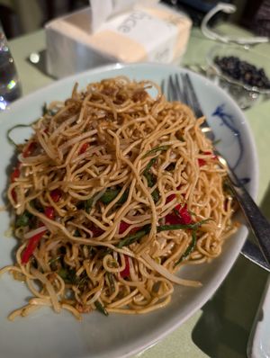 Chow mein at Tianchu Miaoxiang - Tsinghua in Beijing
