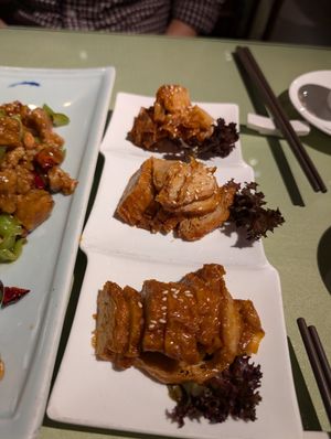 tofu skin at Tianchu Miaoxiang - Tsinghua in Beijing