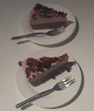 *raw cake* at Foody Vegan Cuisine and Cafe in Ulaanbaatar