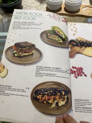   at Foody Vegan Cuisine and Cafe in Ulaanbaatar