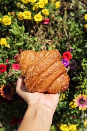 The all -time french classic, our plant-based version is just as flaky on the outside and soft inside at Krafin in Prague