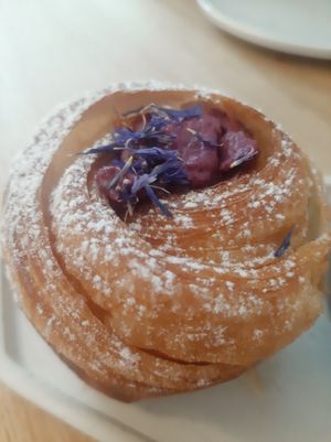Mini krafin with blueberry filling at Krafin in Prague