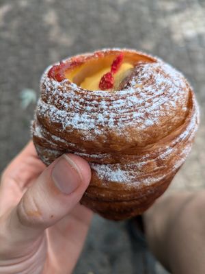 With custard filling at Krafin in Prague