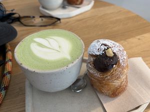 Match Latte and Chocolate Hazelnut Kraffin  at Krafin in Prague