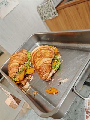 Salted croissants at Krafin in Prague