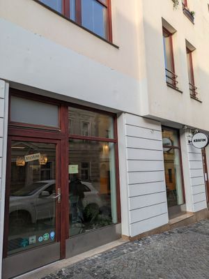 Outside of Kafrin at Krafin in Prague