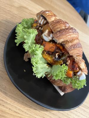 Filled croissant which was amazing   at Krafin in Prague