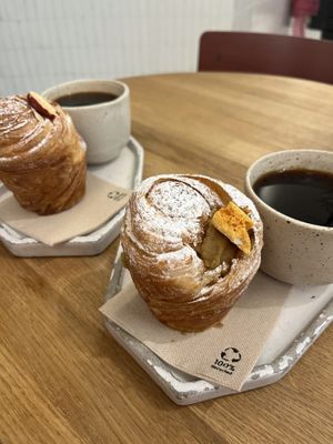 banana/peanut/coconut and plum/almond krafin   at Krafin in Prague