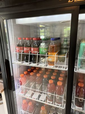 Sodas and Gatorade  at Sweet Tooth Coffee Shop in Great Abaco
