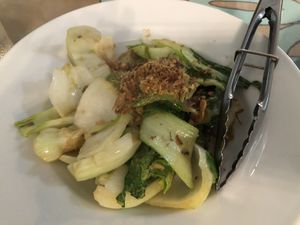 Garlic greens  at Faith Hope Love Malaysian Cafe in Napier