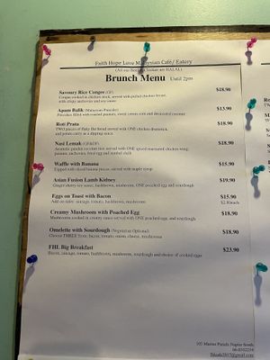   at Faith Hope Love Malaysian Cafe in Napier