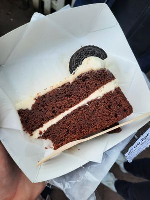 Chocolate oreo cake (also vegan!) at The Alpine Tea Room - Food Stall in Manchester