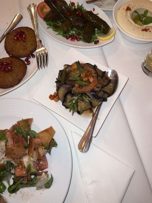 Vegan ma’alouba and kebbah   at Almayass in Riyadh