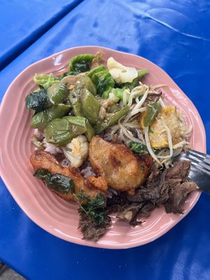 Wonderful!! 80 baht  at Youta Vegan Foods in Bangkok