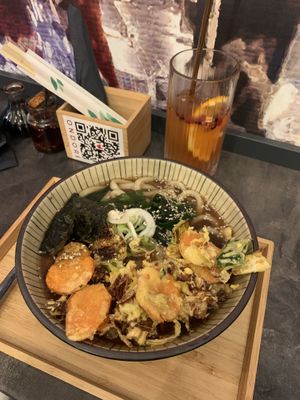 Vegan ramen  at Ondori Street Food in Ljubljana