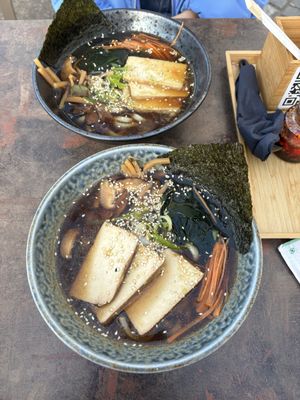 Vegan ramen  at Ondori Street Food in Ljubljana
