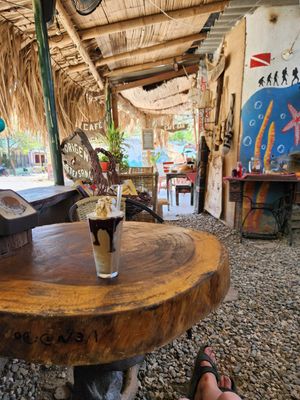 Iced coffee at Café Taganga in Santa Marta