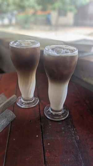 Iced Coffee con leche almendras 6k at Café Taganga in Santa Marta