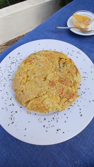 Tortilla de patatas vegana at Cruz de Tea in Tenerife