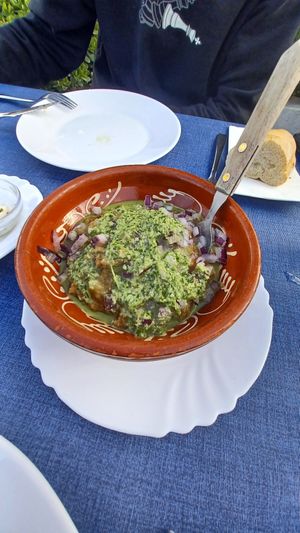 Escaldón vegano at Cruz de Tea in Tenerife